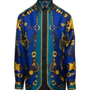Versace Medusa Harness silk shirt