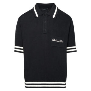 Balmain Logo Signature Polo Shirt