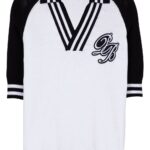 Balmain Signature knitted polo top