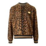 Dolce & Gabbana Leopard-Printed Crewneck Sweatshirt