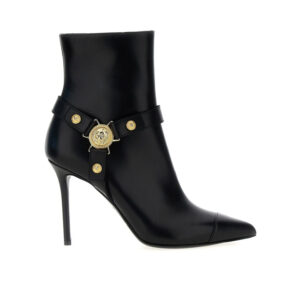 Balmain Eva Pointed-Toe Ankle Boots
