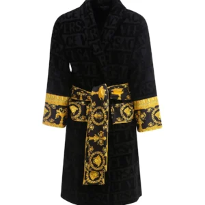 Versace Barocco Detailed Bathrobe
