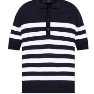 Balmain logo Embroidered Crewneck T Shirt