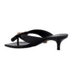 Versace Gianni Ribbon Thong Strap Mules
