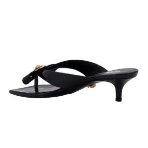 Versace Gianni Ribbon Thong Strap Mules