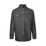 Versace Barocco Jacquard Buttoned Shirt Jacket
