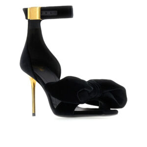 Balmain Bow Heeled Sandals